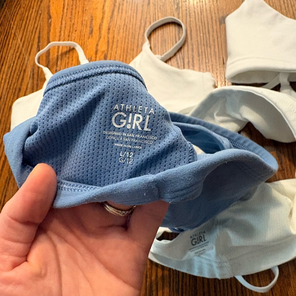 Set of 4 bras: Just Right Adjustable bras AthletaGirl Adjustable-Strap Bralette - Picture 7 of 10